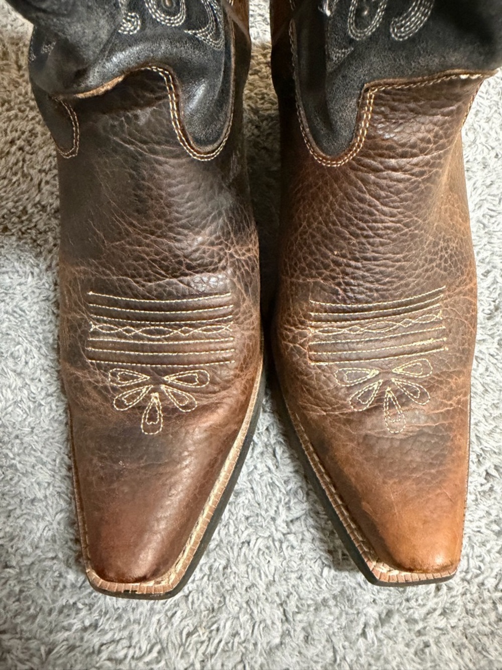 Ariat Daisy leather Western Boots Size 8.5 - Picture 13 of 13